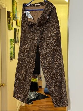 Levi's Brown Leopard Print Women's Jeans